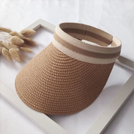 Chapeaux de paille de plage - Marron - Ajustable (du 54 au 59) | La boutique du chapeau