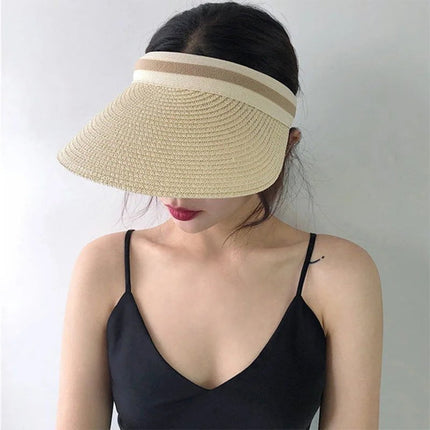 Chapeaux de paille de plage - Khaki - Ajustable (du 54 au 59) | La boutique du chapeau