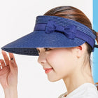 Chapeaux de paille pour femmes - Bleu - Ajustable (du 54 au 59) | La boutique du chapeau