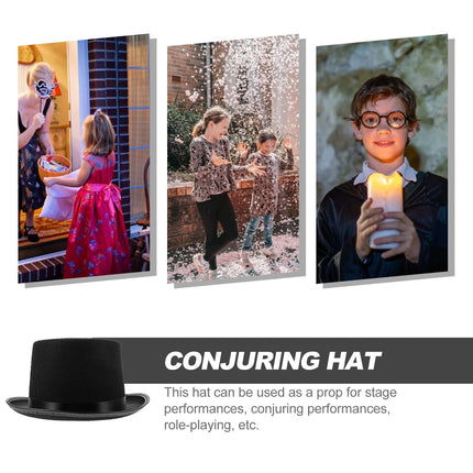 Chapeaux haut de forme fête - 28.5X23X10CM - M (56 - 58cm) | La boutique du chapeau