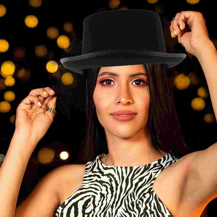 Chapeaux haut de forme fête - 28.5X23X10CM - M (56 - 58cm) | La boutique du chapeau
