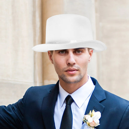 Chapeaux haut de forme magicien - Noir - Ajustable (du 54 au 59) | La boutique du chapeau