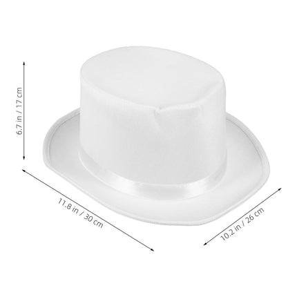 Chapeaux haut de forme magicien - Noir - Ajustable (du 54 au 59) | La boutique du chapeau