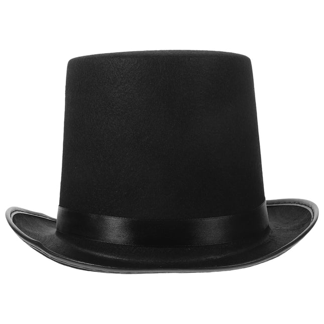 Chapeaux haut de forme magicien - Noir - Ajustable (du 54 au 59) | La boutique du chapeau