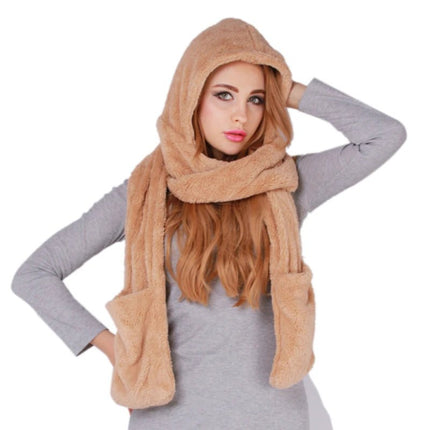 Écharpe à capuche femme - Rose/violet - Ajustable (du 54 au 59) | La boutique du chapeau