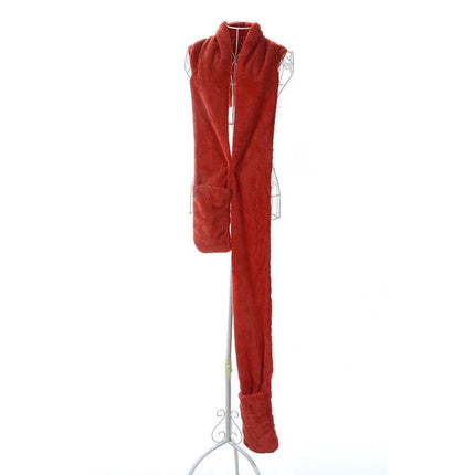 Écharpe à capuche femme - Rouge - Ajustable (du 54 au 59) | La boutique du chapeau