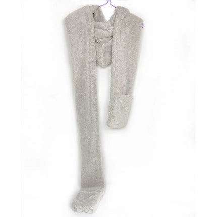Écharpe à capuche femme - Gris - Ajustable (du 54 au 59) | La boutique du chapeau