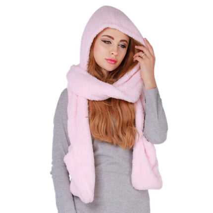 Écharpe à capuche femme - Rose/violet - Ajustable (du 54 au 59) | La boutique du chapeau