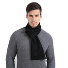 Écharpe chaude et douce pour homme - Noir - 180x30cm | La boutique du chapeau