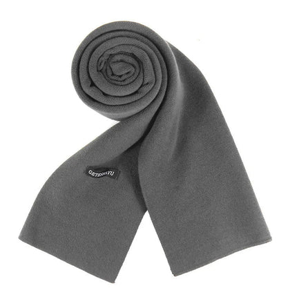 Écharpe en cachemire pour homme - Gris - | La boutique du chapeau
