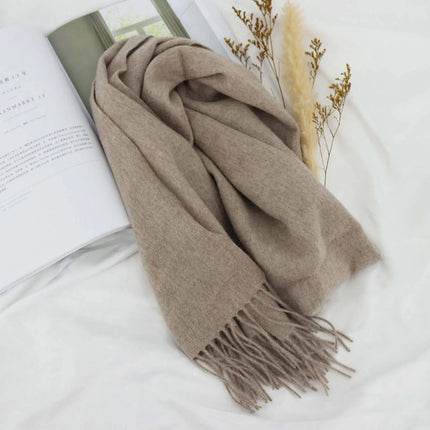 Écharpe en laine - Beige - 165 - 30CM | La boutique du chapeau