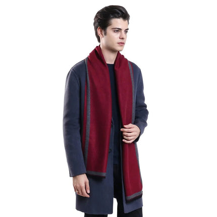 Écharpe homme classique - Rouge - 180X30cm | La boutique du chapeau