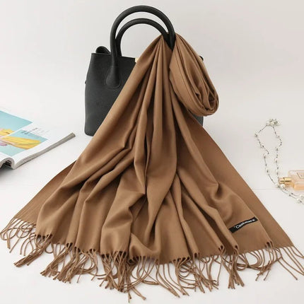 Écharpe homme couleur unie - Camel - | La boutique du chapeau