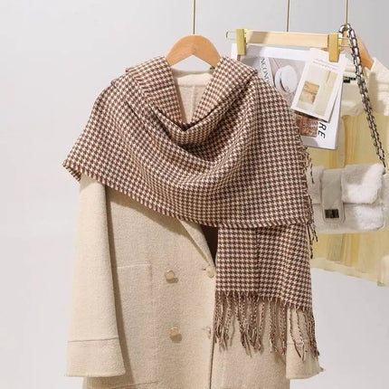 Écharpe plaid en cachemire - Rose - 200x70cm | La boutique du chapeau