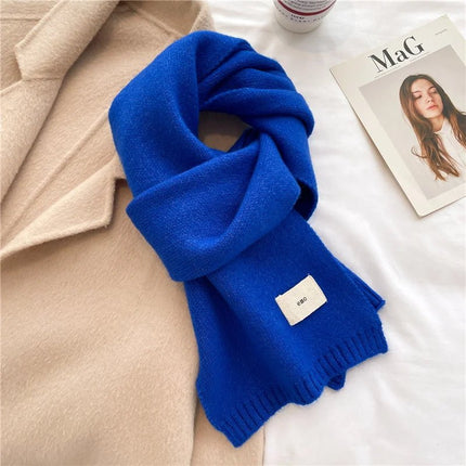 Écharpe unie en fil de laine - WT73 - 5 - | La boutique du chapeau