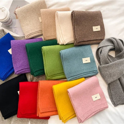 Écharpe unie en fil de laine - WT73 - 1 - | La boutique du chapeau