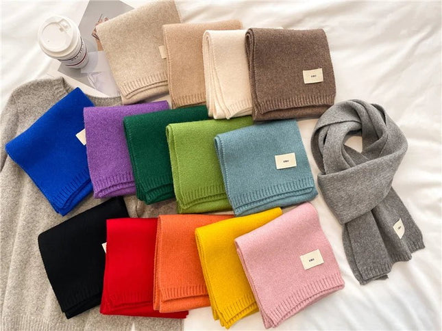 Écharpe unie en fil de laine - WT73 - 1 - | La boutique du chapeau