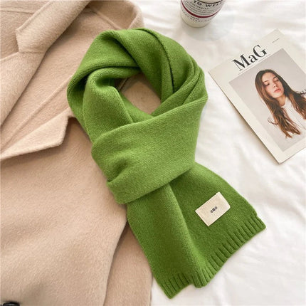 Écharpe unie en fil de laine - WT73 - 8 - | La boutique du chapeau