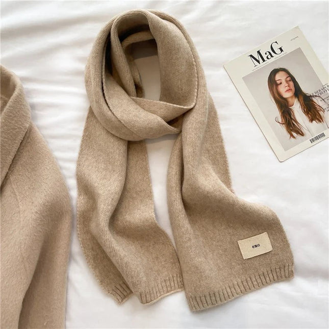 Écharpe unie en fil de laine - WT73 - 1 - | La boutique du chapeau