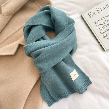 Écharpe unie en fil de laine - WT73 - 9 - | La boutique du chapeau