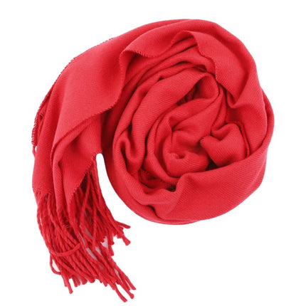 Écharpes de couleurs unies pour homme - Blanc - | La boutique du chapeau