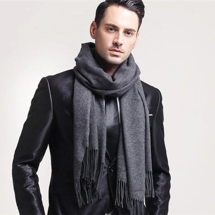 Écharpes de couleurs unies pour homme - Rouge - | La boutique du chapeau