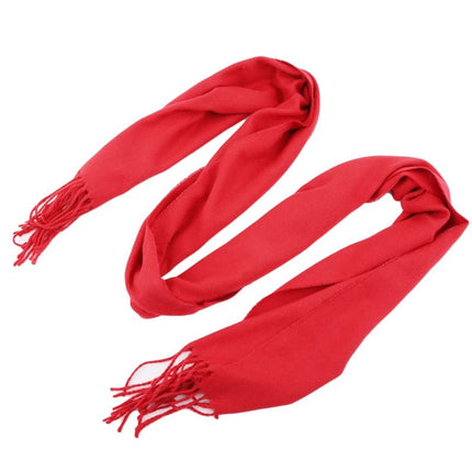 Écharpes de couleurs unies pour homme - Rouge - | La boutique du chapeau