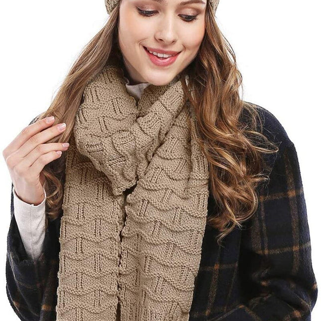 Ensemble 2 pièces tricoté chaud - Adulte - | La boutique du chapeau