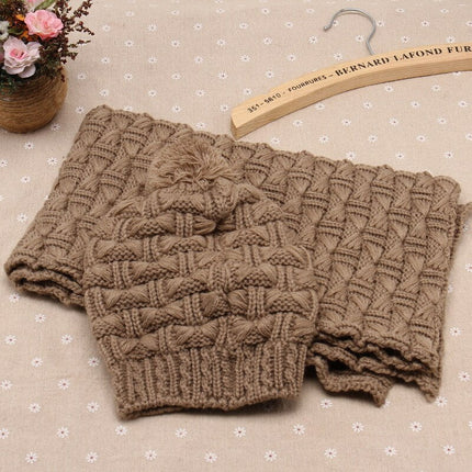 Ensemble 2 pièces tricoté chaud - Adulte - | La boutique du chapeau