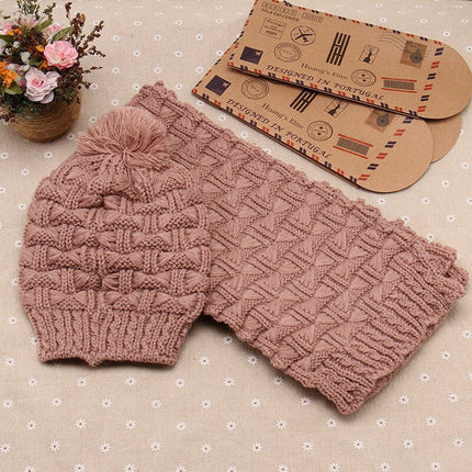 Ensemble 2 pièces tricoté chaud - Adulte - | La boutique du chapeau