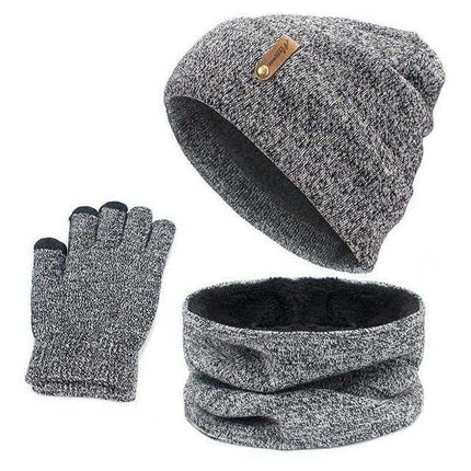 Ensemble 3 pièces classique - Noir - Adulte | La boutique du chapeau