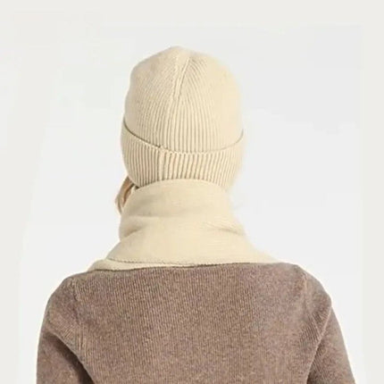 Ensemble bonnet écharpe et gants en acrylique - Kaki - Ajustable (du 54 au 59) | La boutique du chapeau