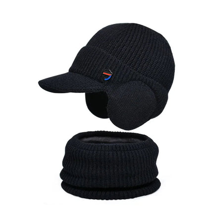 Ensemble bonnet et écharpe pour homme - Gris - Ajustable (du 54 au 59) | La boutique du chapeau