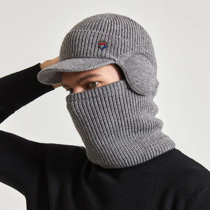 Ensemble bonnet et écharpe pour homme - Gris 2 - Ajustable (du 54 au 59) | La boutique du chapeau