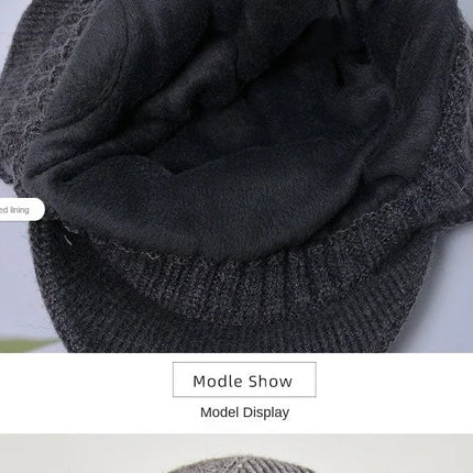 Ensemble bonnet et écharpe pour homme - Noir - Ajustable (du 54 au 59) | La boutique du chapeau