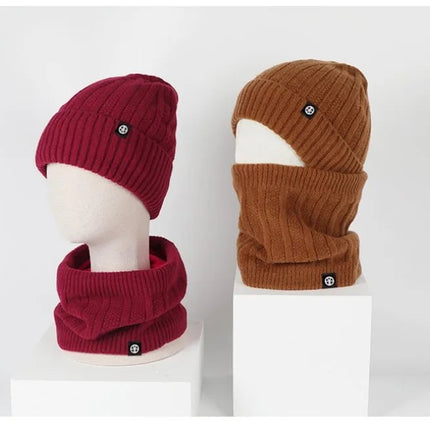 Ensemble bonnet gants et écharpe en velours - Blanc - Ajustable (du 54 au 59) | La boutique du chapeau