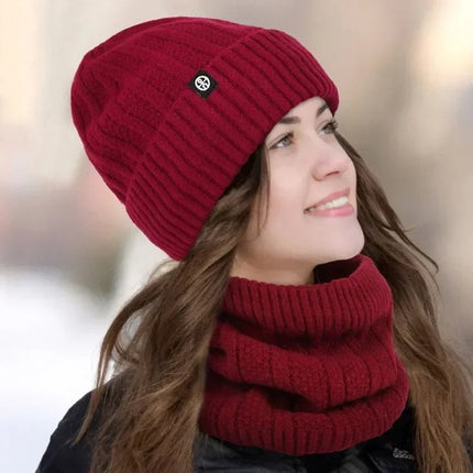 Ensemble bonnet gants et écharpe en velours - Blanc - Ajustable (du 54 au 59) | La boutique du chapeau