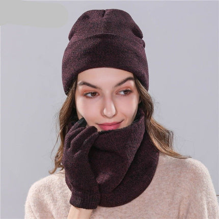 Ensemble gants et écharpe pour fille - Noir - Adulte | La boutique du chapeau