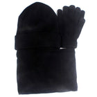 Ensemble gants et écharpe pour fille - Noir - Adulte | La boutique du chapeau