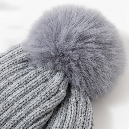 Ensemble hiver femme - Gris - Ajustable (du 54 au 59) | La boutique du chapeau