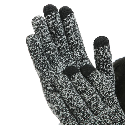 Ensemble homme bonnet écharpe et gants - Noir - Ajustable (du 54 au 59) | La boutique du chapeau