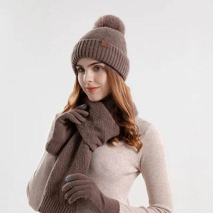 Ensemble trois pièces en coton - kaki - Ajustable (du 54 au 59) | La boutique du chapeau