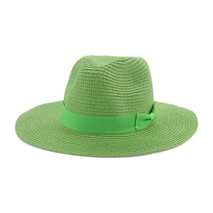 Fedora avec ruban à nœud papillon - Café - M (56 - 58cm) | La boutique du chapeau