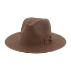 Fedora avec ruban à nœud papillon - Café - M (56 - 58cm) | La boutique du chapeau