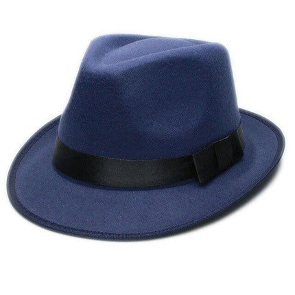 Fédora unisexe - Bleu - M (56 - 58cm) | La boutique du chapeau