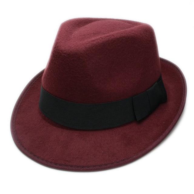 Fédora unisexe - Bordeaux - M (56 - 58cm) | La boutique du chapeau