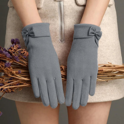 Gants coupe - vent en peluche interne - Noir - Ajustable ( 6 ½ à 8 ) | La boutique du chapeau