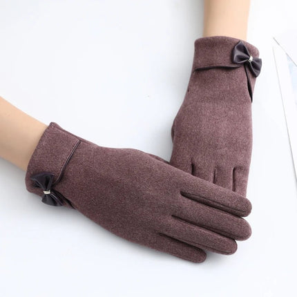 Gants coupe - vent en peluche interne - Violet - Ajustable ( 6 ½ à 8 ) | La boutique du chapeau