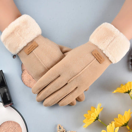 Gants d'hiver chauds et résistants au froid - Café - Ajustable ( 6 ½ à 8 ) | La boutique du chapeau