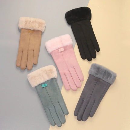 Gants d'hiver chauds et résistants au froid - Rose foncè - Ajustable ( 6 ½ à 8 ) | La boutique du chapeau